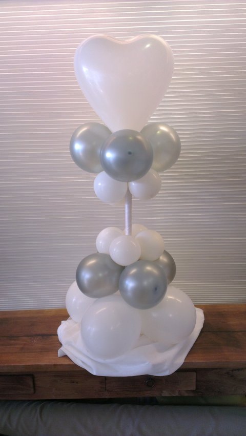 Ballondecoratie 01 hart foto