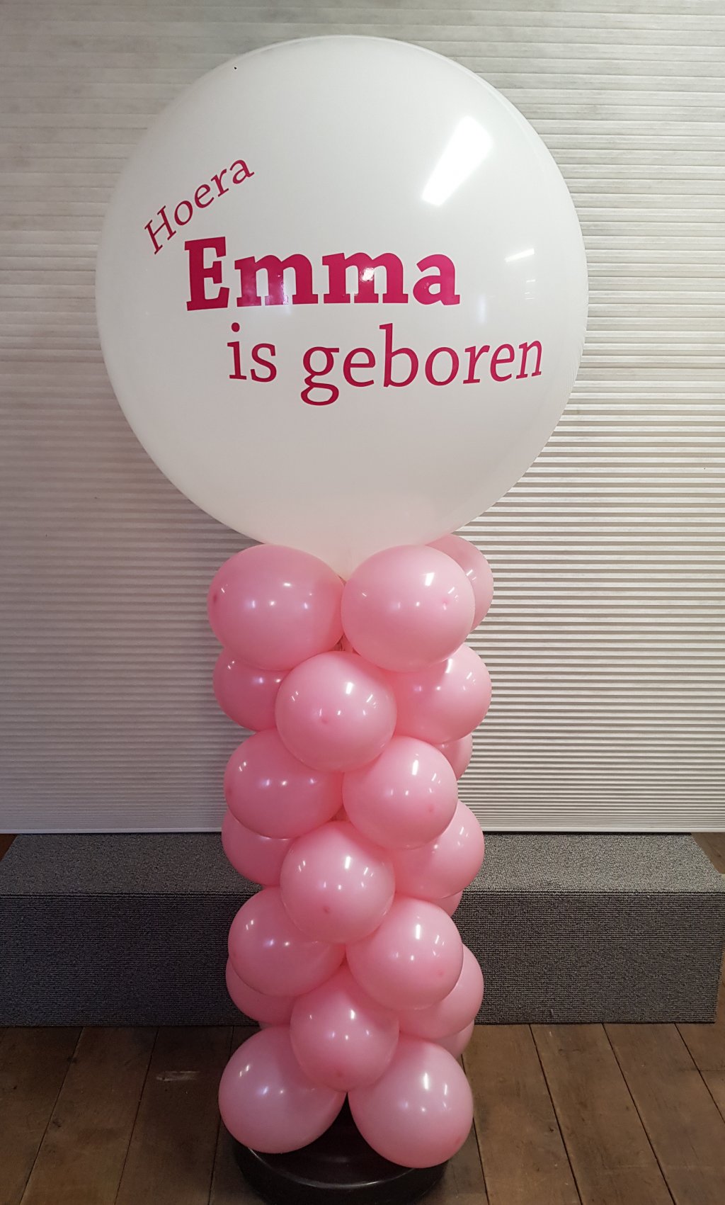 Baby ballonnenzuil meisje foto