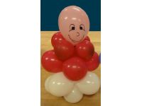 Ballonnen baby meisje groot
