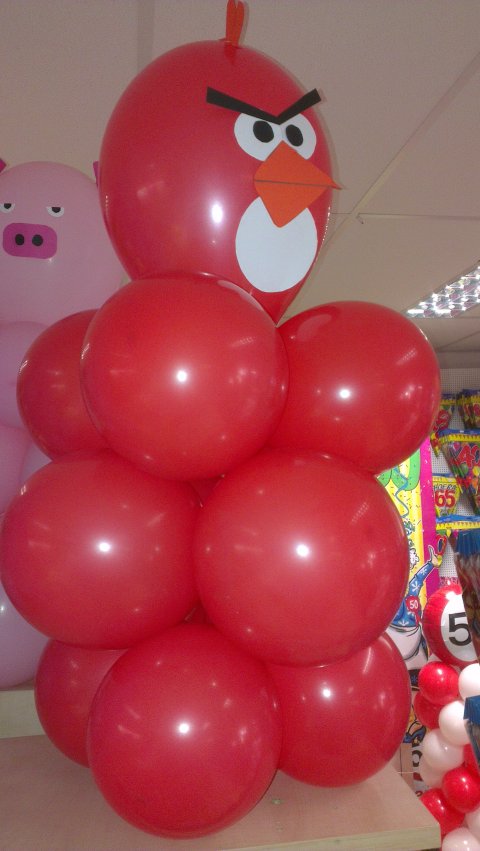 Ballonnen Angry Bird foto