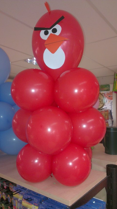 Ballonnen Angry Bird foto