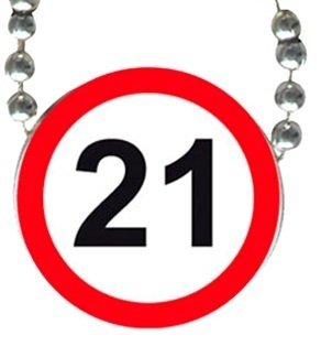 Ketting verkeersbord 21 foto