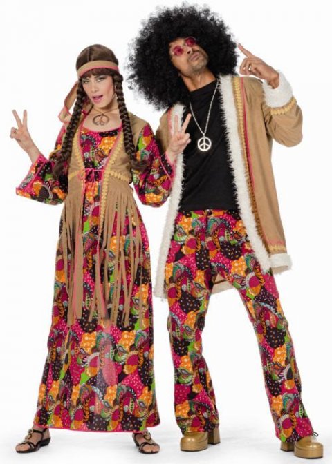 Flower power 2025 jurk