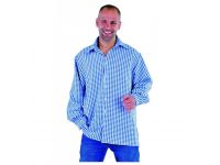 Tiroler blouse Marcus blauw 45 46