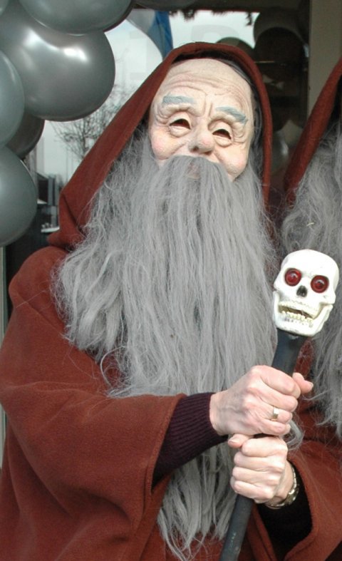 Gezellige griezel met pij foto