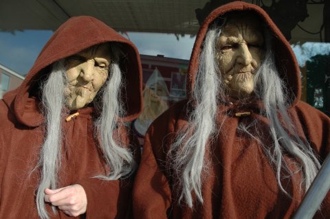 Sjagerijnige griezel met pij foto