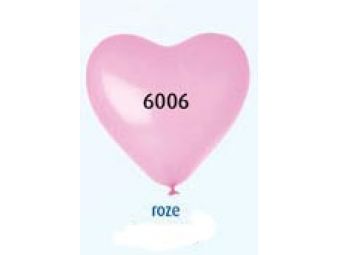 Helium hart ballonnen roze