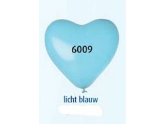 Helium hart ballonnen l blauw