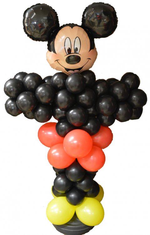 Mickey Mouse van ballonnen groot foto