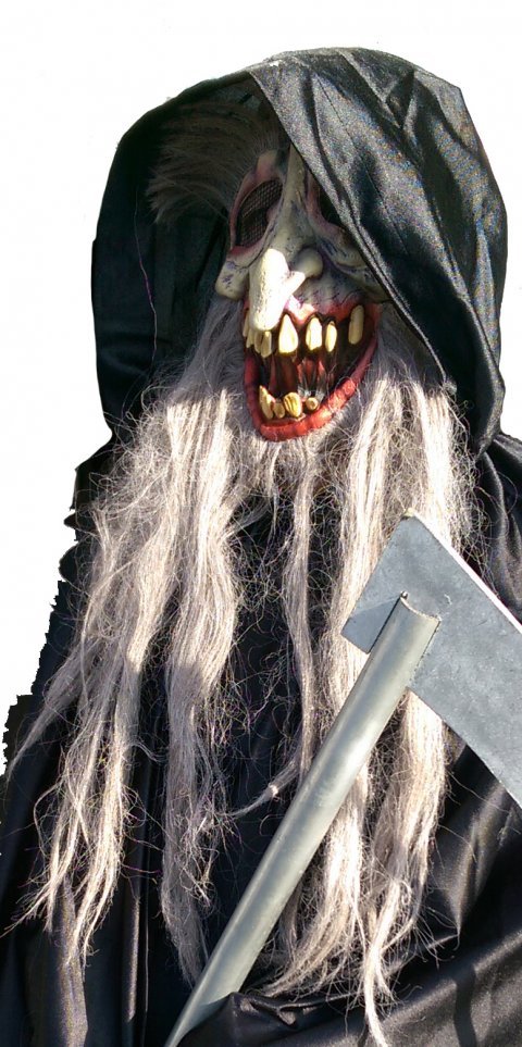 Magere Hein met masker foto