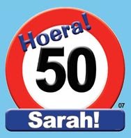 Huldeschild Sara 50 foto