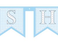Babyshower letterslinger Jongen