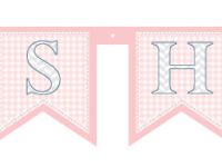 Babyshower letterslinger Meisje