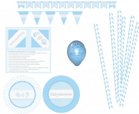 Babyshower servetjes Jongen foto
