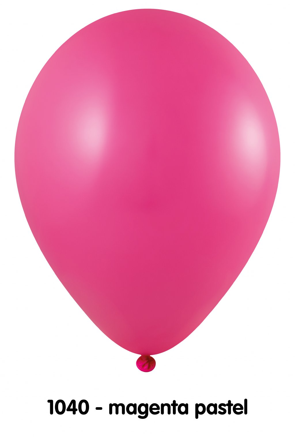 Onbedrukte ballonnen 10 st Magenta foto