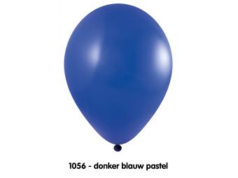 Onbedrukte ballonnen 50 st D Blauw