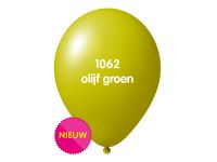 Onbedrukte ballonnen 10 st Olijf groen