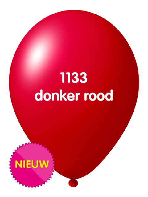 Onbedrukte ballonnen 10 st D Rood foto