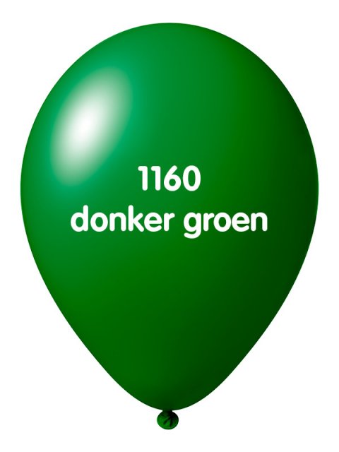 Onbedrukte ballonnen 10 st D Groen foto
