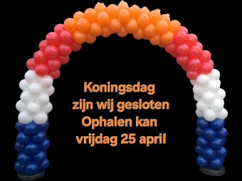 Koningsdag Gesloten!