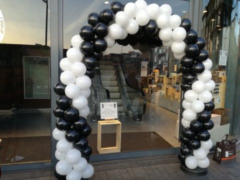 Ballonnenboog dubbel gedraaid foto