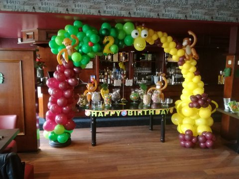 Ballonnenboog Jungle foto
