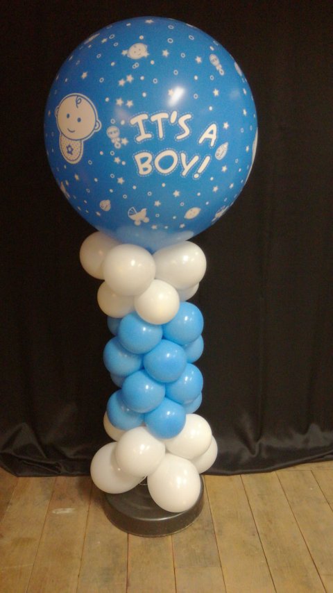 Baby ballonnenzuil jongen foto