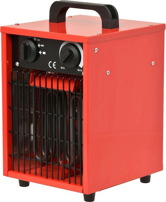 Electrische kachel met ventilator foto