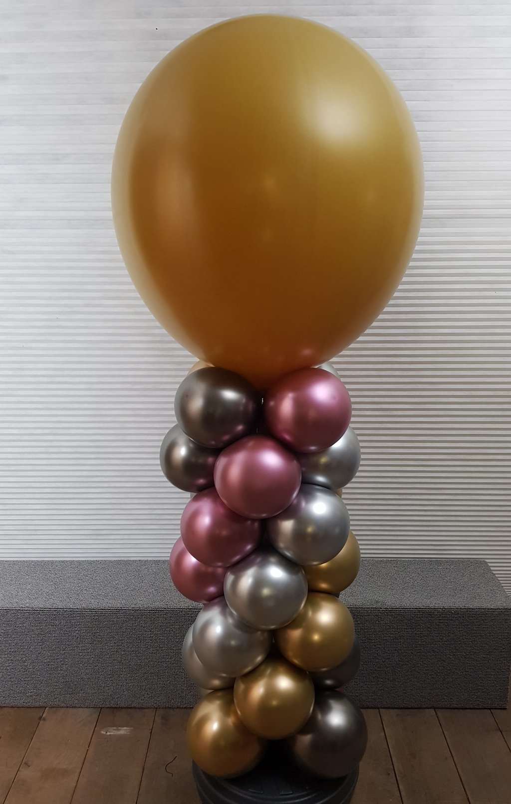 Ballonnenzuil Chroom foto