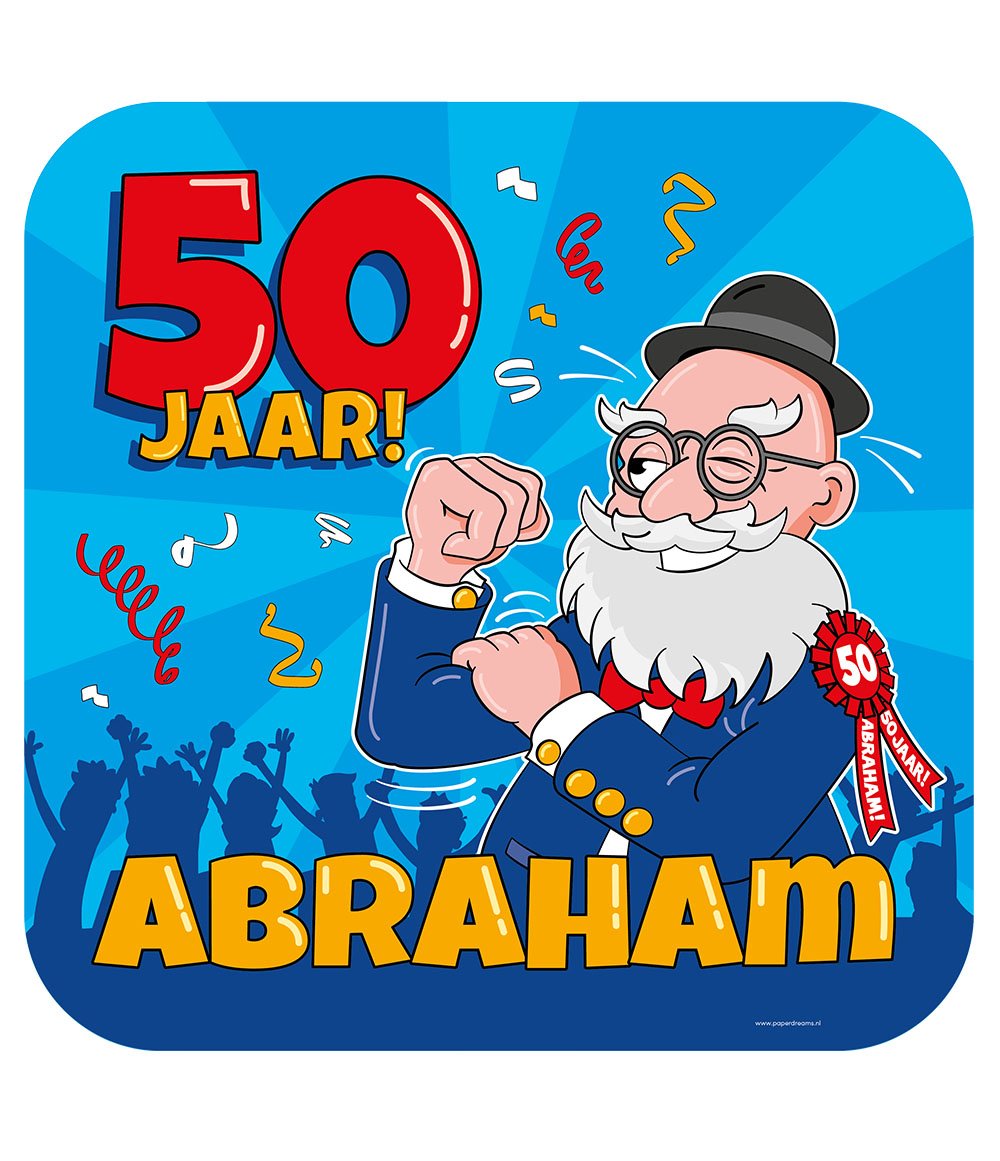 huldeschild abraham cartoon foto