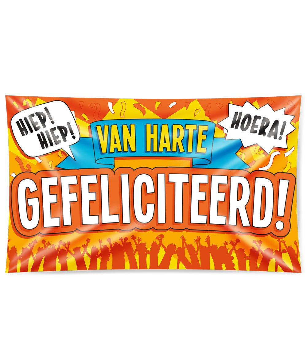 gevelvlag gefeliciteerd foto