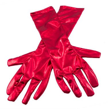 handschoenenmetallic rood foto