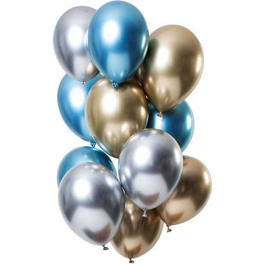 Helium chroom ballonnen foto
