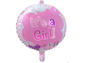 folieballon its a girl