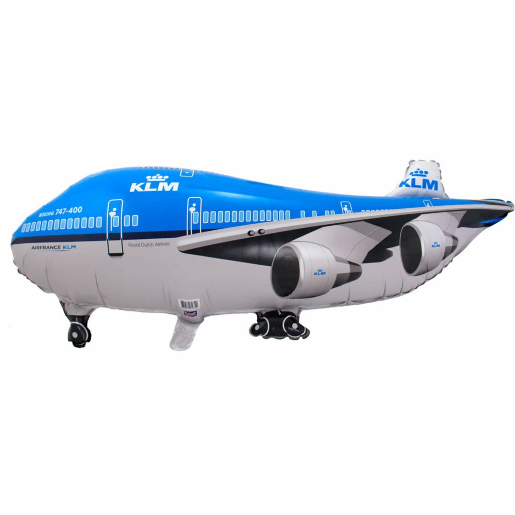 folieballon KLM vliegtuig foto