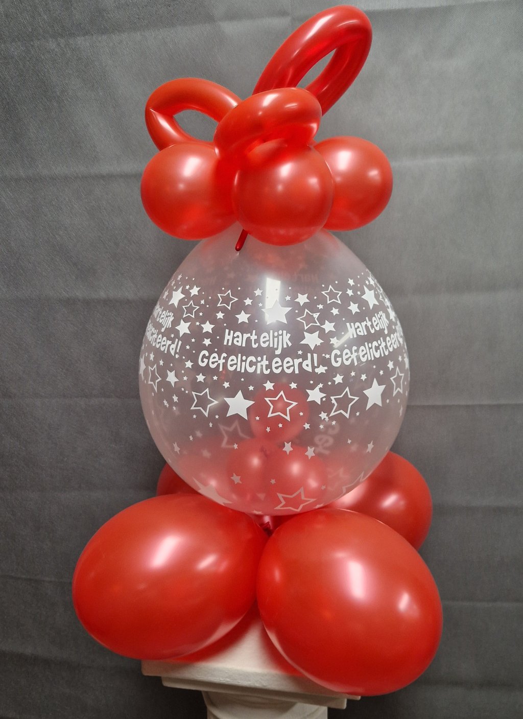 Ballondecoratie Gefeliciteerd foto