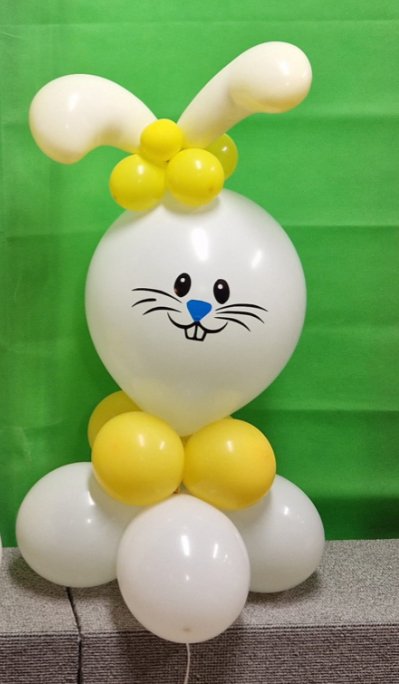 Luxe ballonnen Paashaas foto