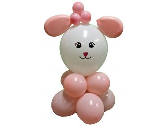 Ballonnen baby klein meisje