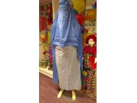 Burka blauw m