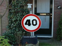 Verkeersbord rond