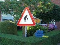 Verkeersbord driehoek M