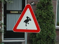 Verkeersbord driehoek