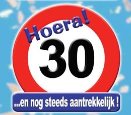 Huldeschild 30 foto