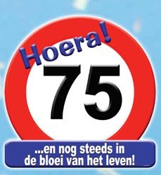 Huldeschild 75 foto