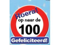 Huldeschild op naar de 100