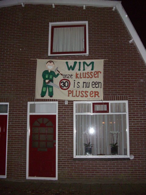 Klusser spandoek foto