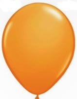 25 Oranje ballonnen foto