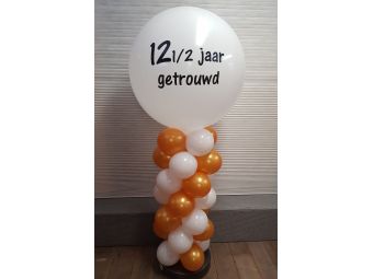 Ballonnenzuil huwelijk 12,5