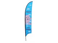 Baby beach vlag jongen 5m