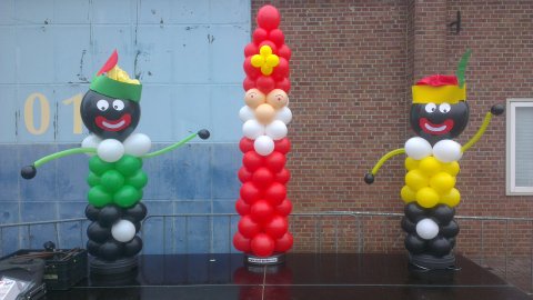 Sinterklaas ballonzuil foto